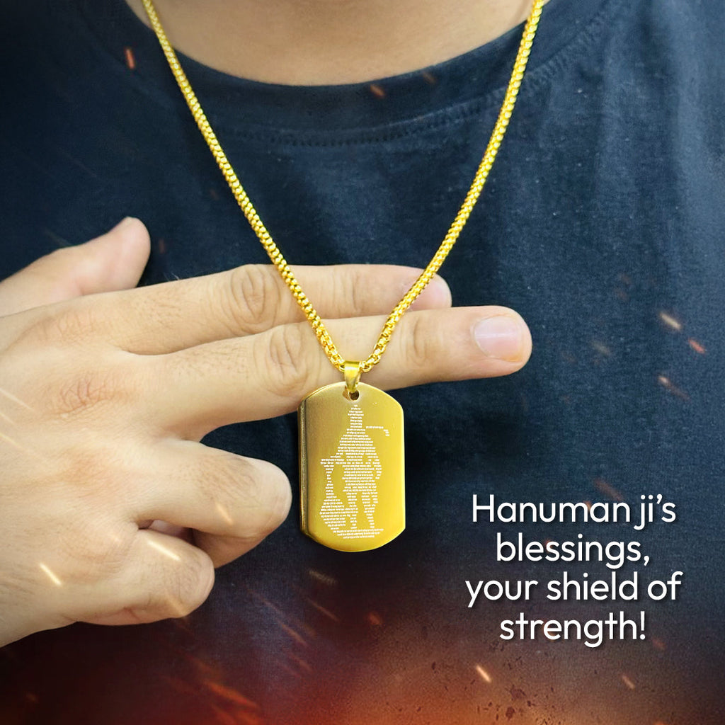 Hanuman Chalisa Pendant (Blessing & Protection)